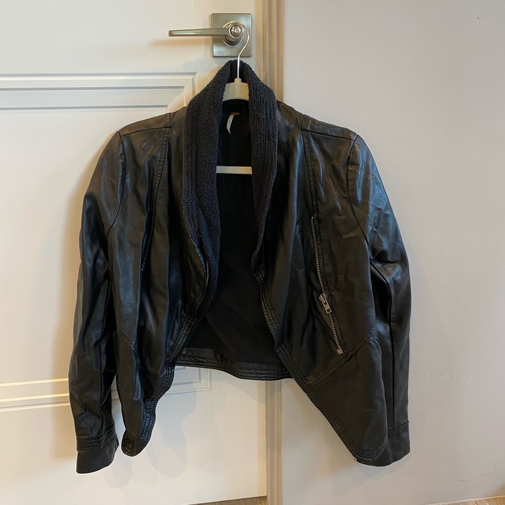 Women’s Free People Leather Jacket